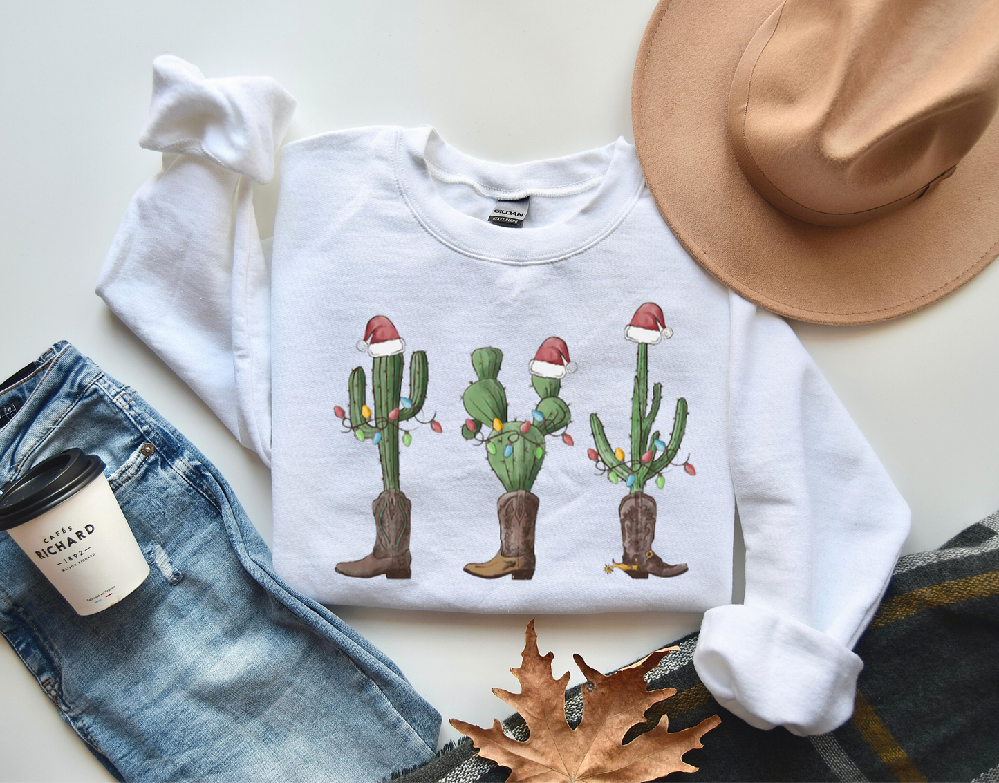Christmas Cactus Sweatshirt