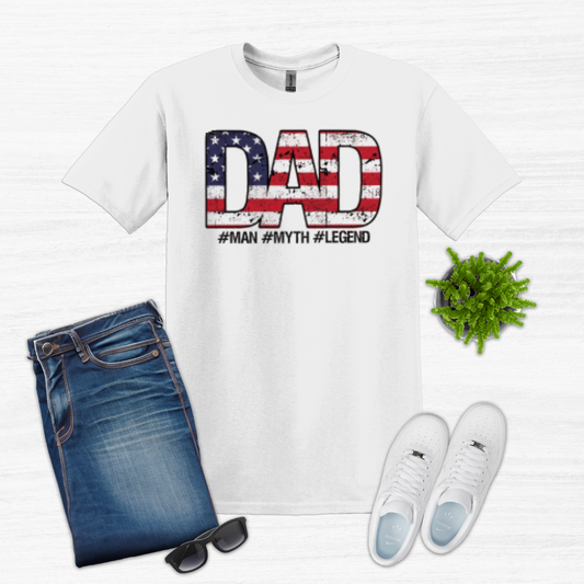 Dad - Man, Myth, Legend Father's Day Shirt