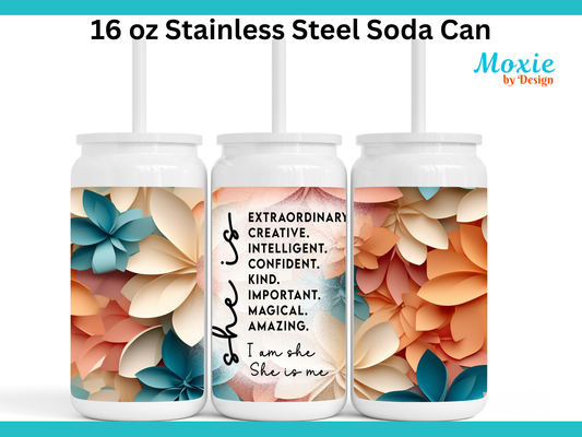 Mother's Day - Yesterday Today Tomorrow 16 oz Stainless Steel Libby Can