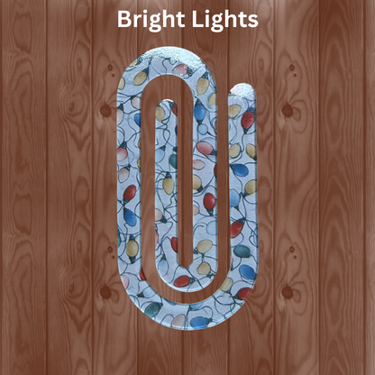 Festive Jumbo Paperclips - Organize your chaos in style