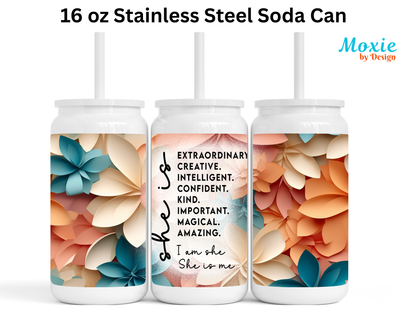Mother's Day - Yesterday Today Tomorrow 16 oz Stainless Steel Libby Can