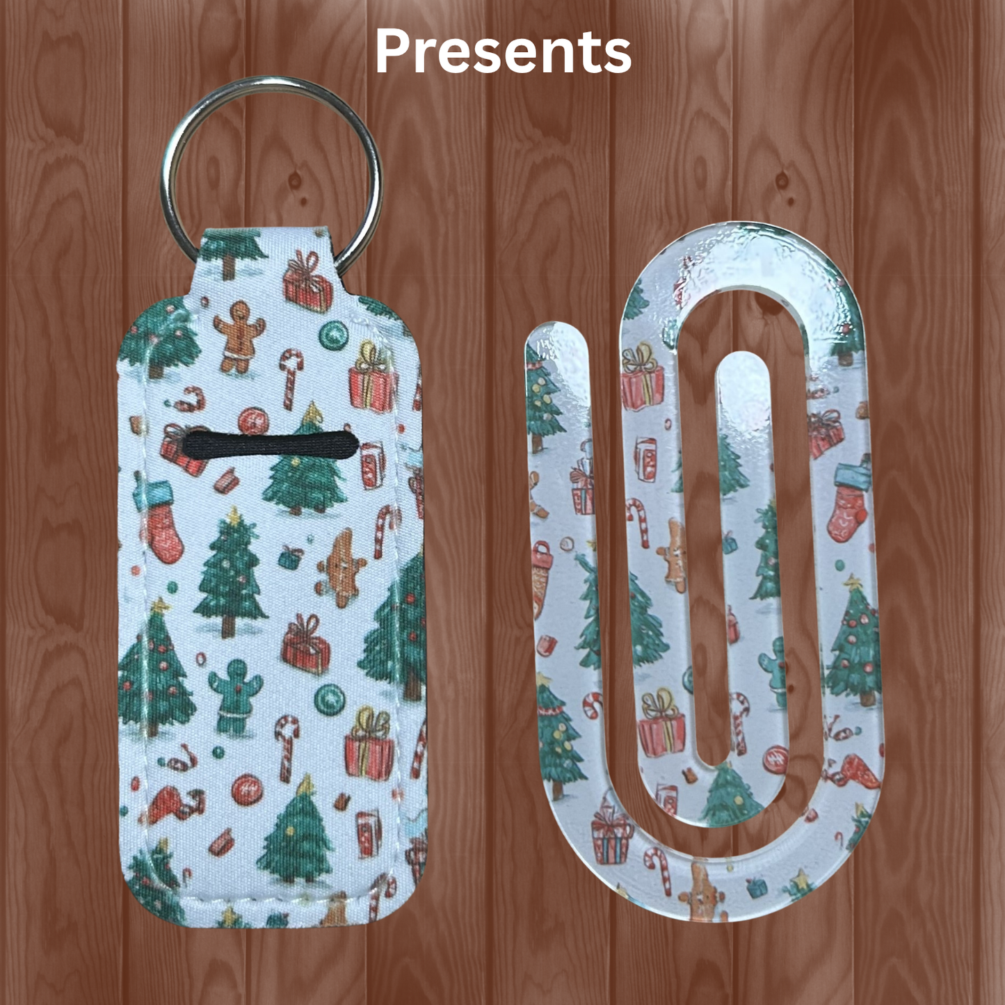 Festive Jumbo Paperclip/Chapstick Gift Sets