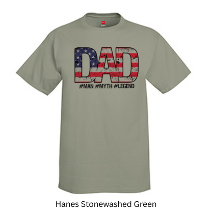 Dad - Man, Myth, Legend Father's Day Shirt