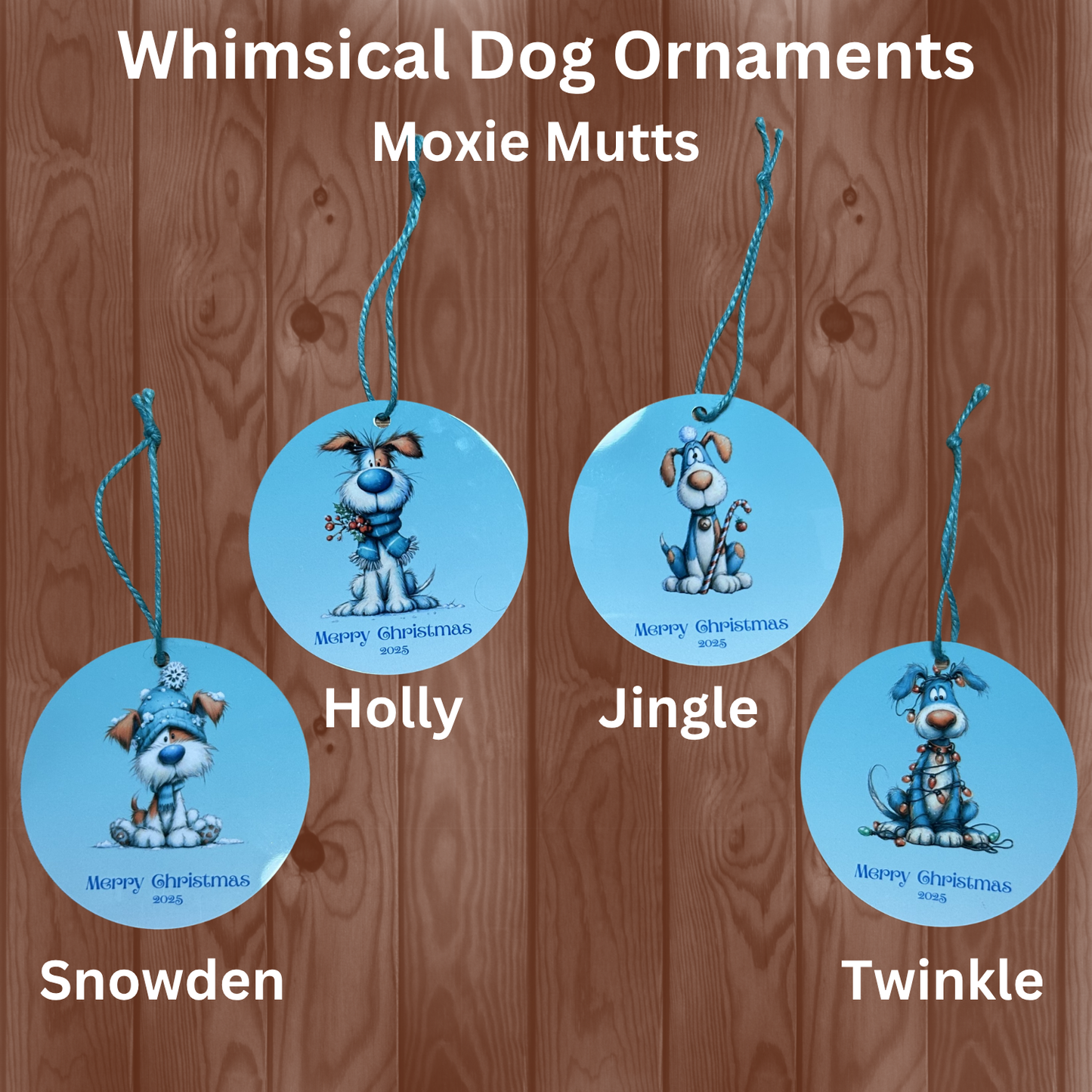 Whimsical Dog Ornaments
