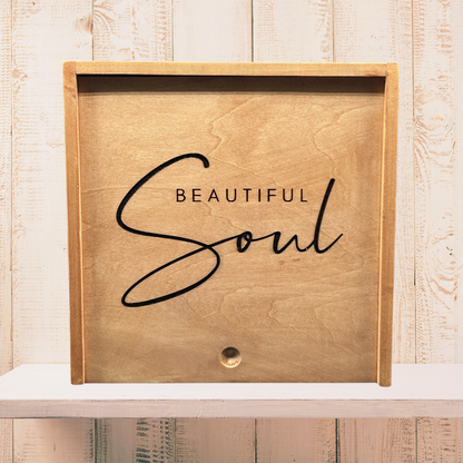 Beautiful Soul Wood Keepsake Box