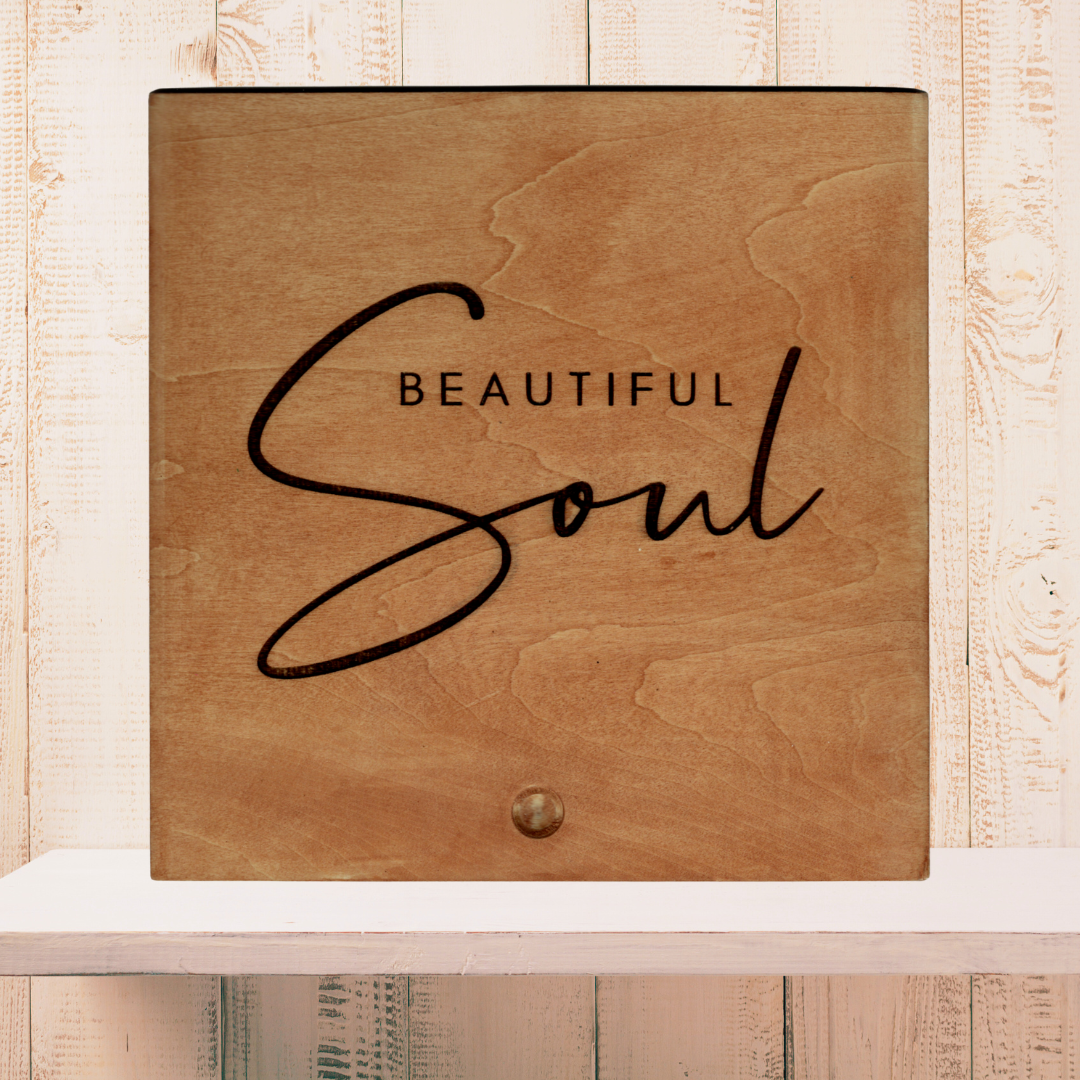 Beautiful Soul Wood Keepsake Box