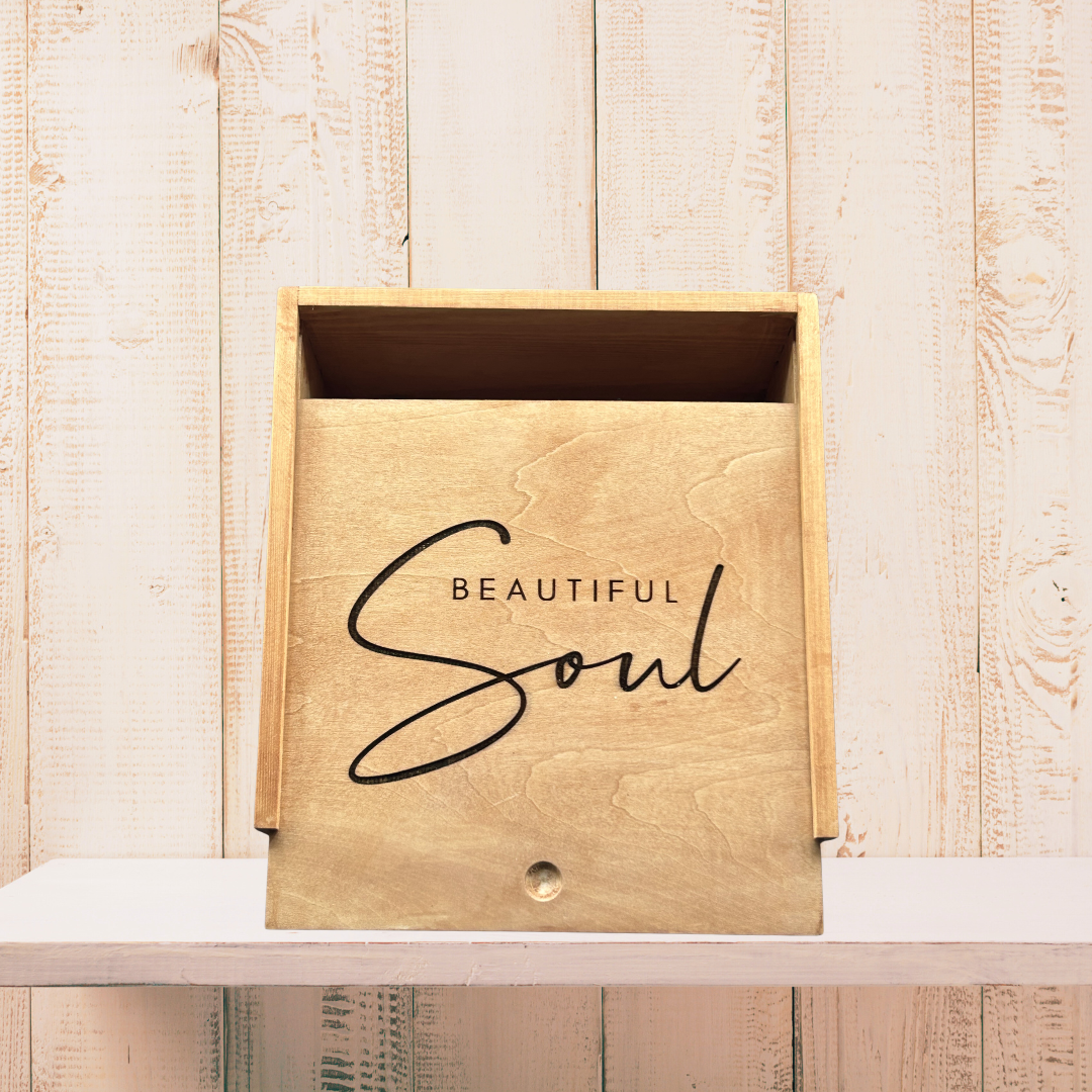 Beautiful Soul Wood Keepsake Box