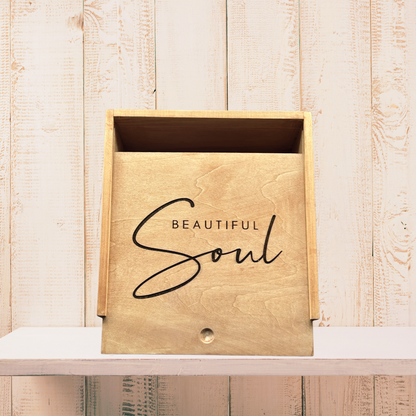Beautiful Soul Wood Keepsake Box