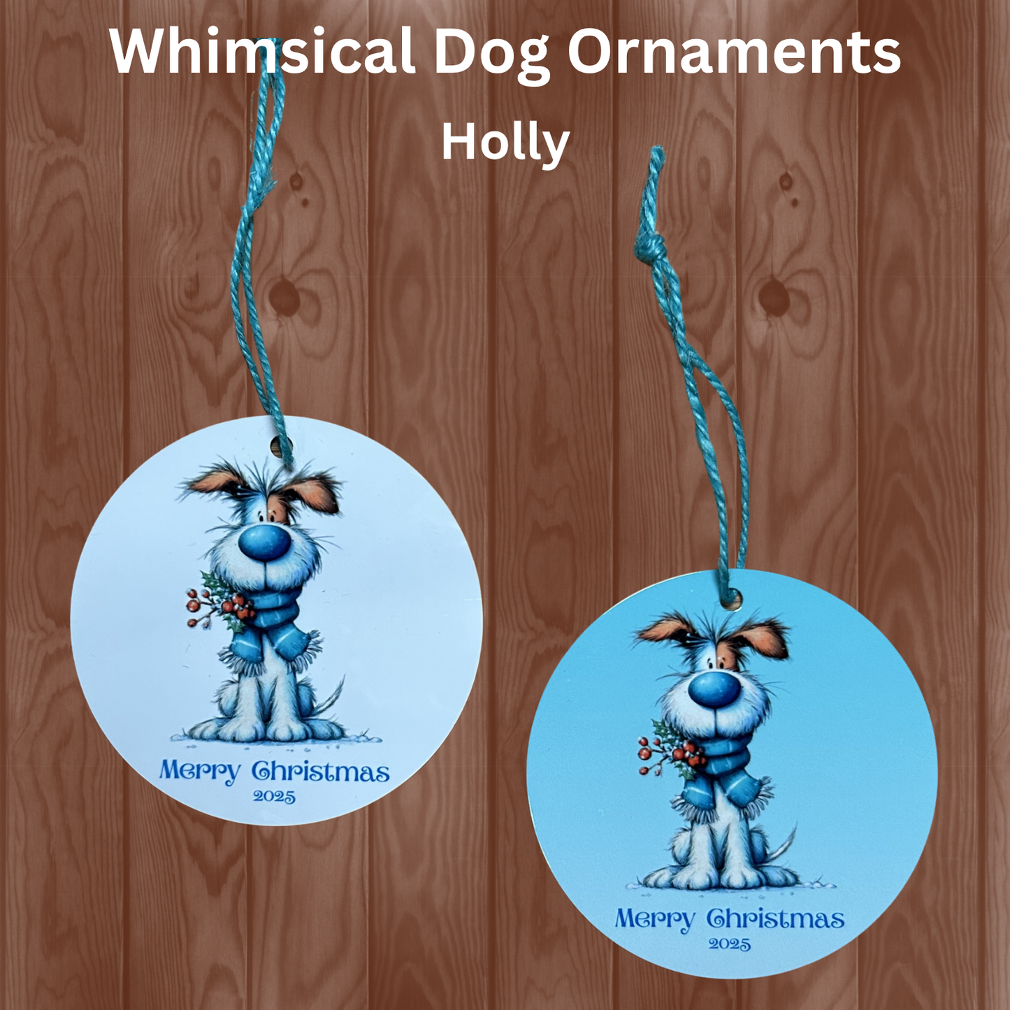Whimsical Dog Ornaments