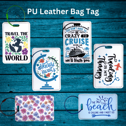 Bag Tags - PU Leather