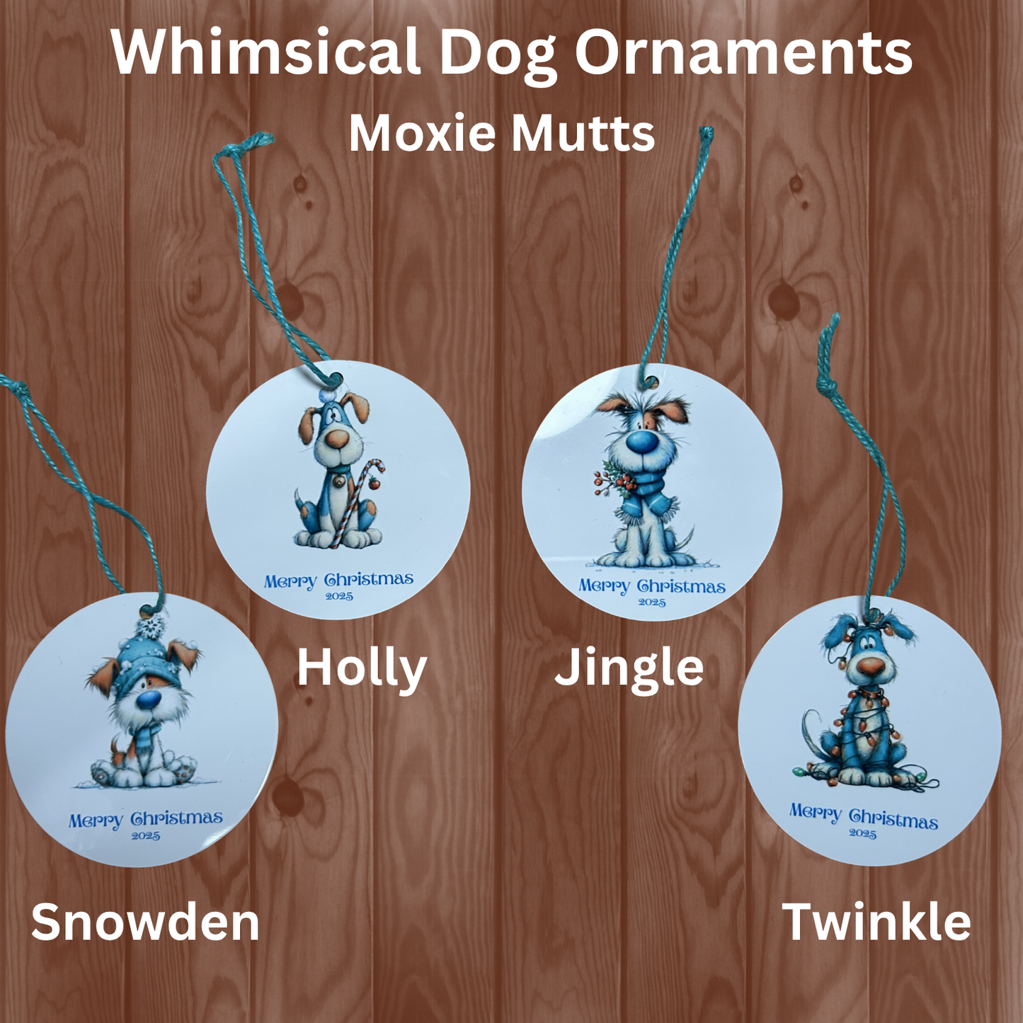 Whimsical Dog Ornaments