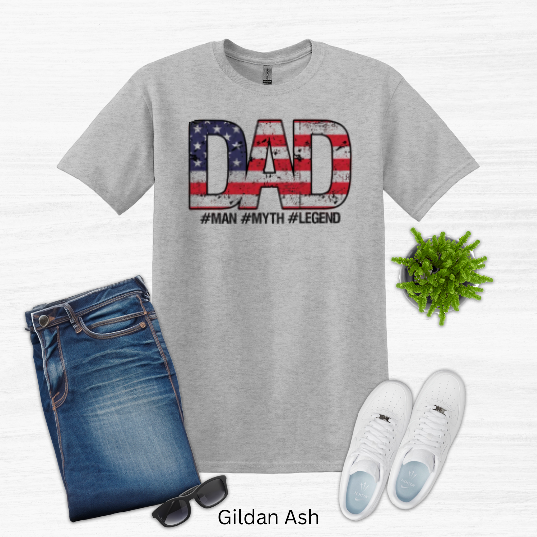 Dad - Man, Myth, Legend Father's Day Shirt