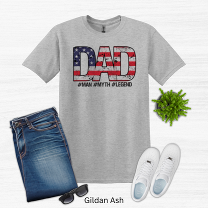 Dad - Man, Myth, Legend Father's Day Shirt