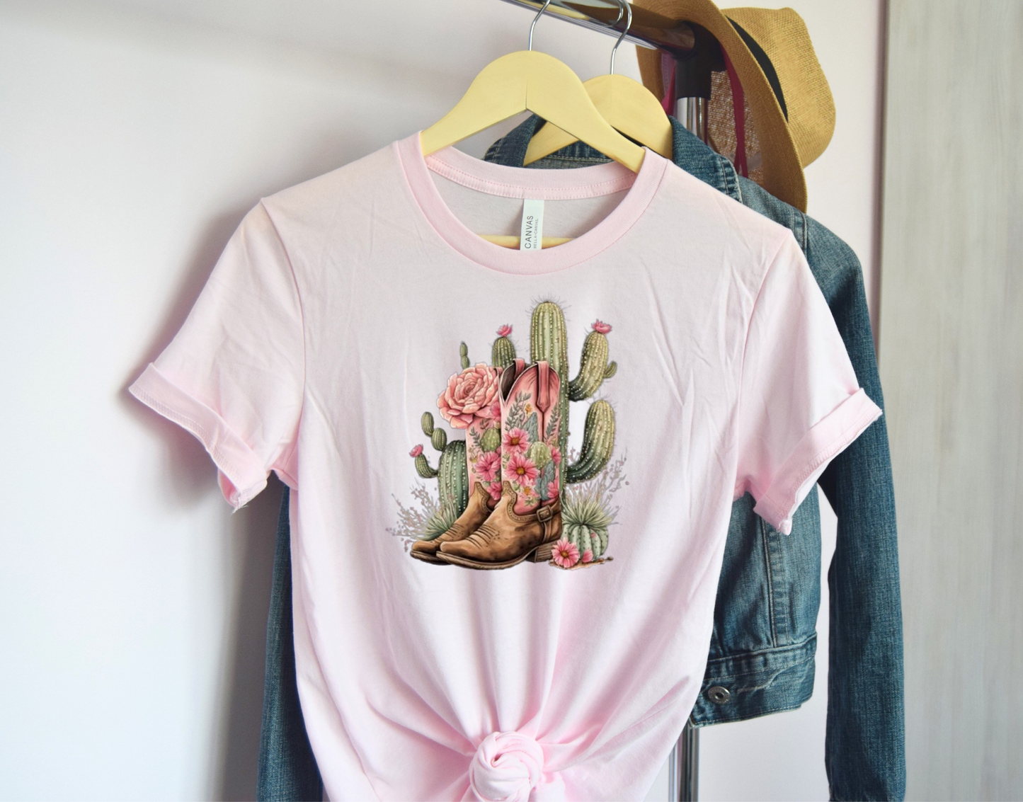 Cowboy Boots Short Sleeve Tee Shirt