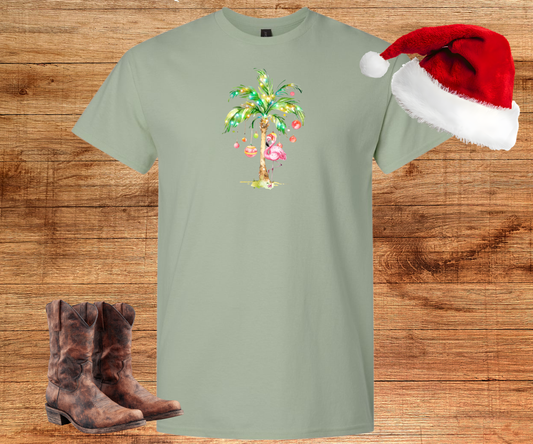Christmas Flamingo Shirt