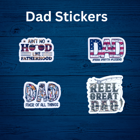 Dad, Father's Day Stickers