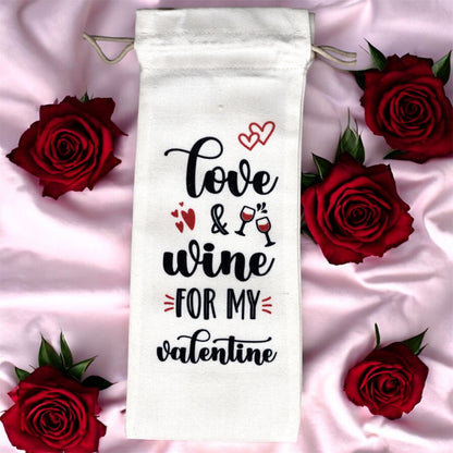 Valentine Day Wine Bag