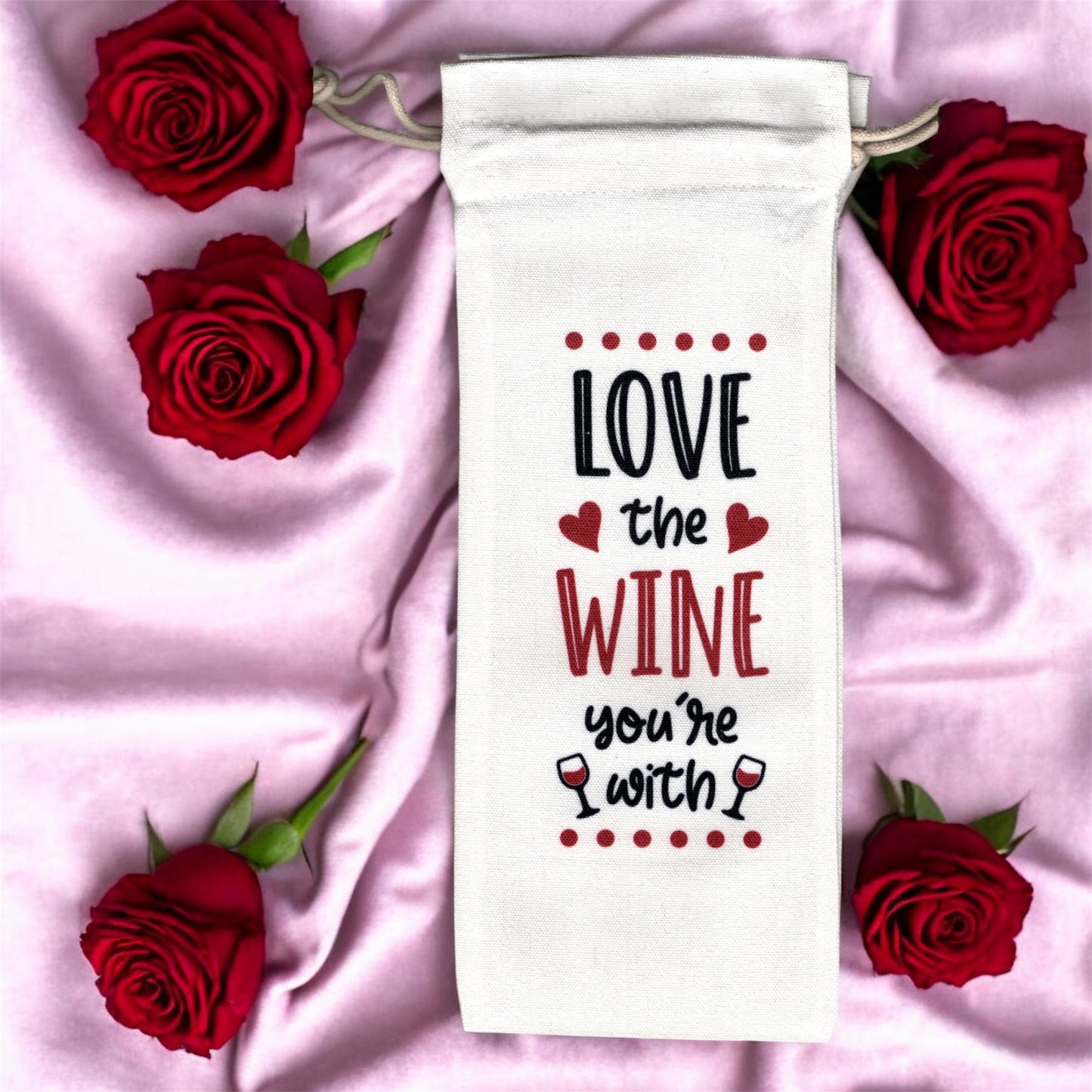 Valentine Day Wine Bag