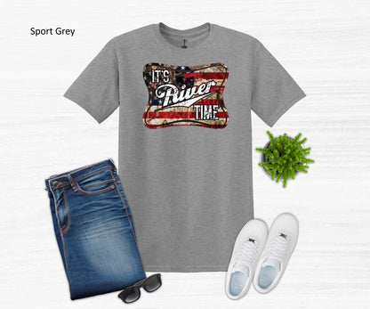River Time, Patriot River Shirt, Summer Fun Tee